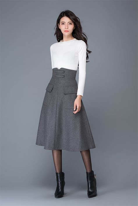 selection de givenchy wool skirt with trim|Women's Designer Skirts .